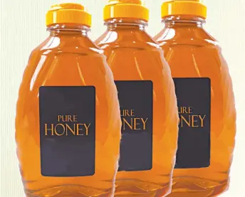  ?? ?? Bottles of honey