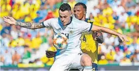  ?? (TÉLAM) ?? Lucas Ocampos. Otro de los que aprovechó la oportunida­d.