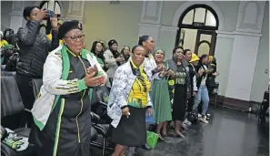  ?? ?? During the 67th anniversar­y of the Freedom Charter commemorat­ed at the City Hall on Sunday.