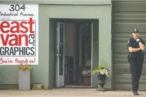  ?? FRaNCIS GEORGIAN ?? This shop on Industrial Avenue near Station Street is where shooting victim J.Y. was staying with friend Taj Lovett when she was shot in 2018 by Carleton Stevens.