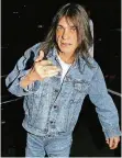  ?? FOTO: IMAGO ?? Malcolm Young bei einem öffentlich­en Auftritt in New York 2011.