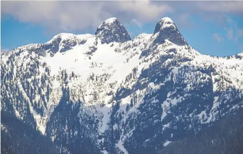  ?? FRANCIS GEORGIAN ?? The snowpack on the North Shore mountains and other ranges across British Columbia is larger than usual at this time of year, sparking flooding concerns if there is a quick melt or heavy rains.