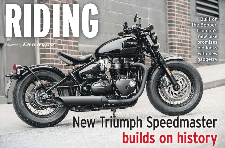  ?? — TRIUMPH ?? 2018 Triumph Speedmaste­r.