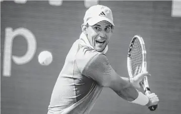  ?? HENRIQUE CASINHAS Sipa USA ?? Dominic Thiem from Austria said he will retire at the end of the year.