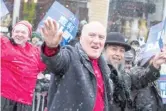  ?? JAMES FOSTER/FOR THE SUN-TIMES ?? Bill Daley, pictured at the Lunar New Year Parade earlier this month, has Plumbers Union support but is being attacked as a foe of labor by a dark money PAC with ties to Operating Engineers Local 150.