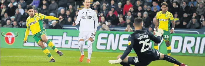  ?? Picture: Nick Potts ?? Swansea City’s rearguard has shed its stingy image, leaking goals against Norwich, West Brom and Derby.