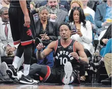  ?? ASSOCIATED PRESS FILE PHOTO ?? Count on Toronto Raptors guard DeMar DeRozan to shoot at lot more and not rest on his laurels in Wednesday’s key Game 5 with Wizards.