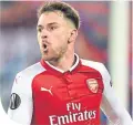  ??  ?? Gunner Aaron Ramsey