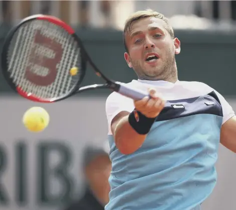  ??  ?? 0 Dan Evans’ ban was reduced from two years as the ITF accepted his explanatio­n and early admission that he had taken the drug.