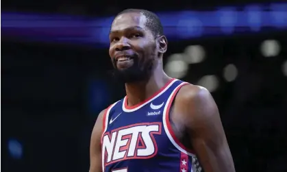  ?? Photograph: Seth Wenig/ AP ?? ESPN first reported Kevin Durant’s trade request, citing Phoenix and Miami as two of his preferred destinatio­ns.