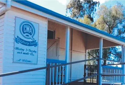  ??  ?? UPGRADE: Kingsthorp­e QCWA rooms have been refreshed with the help of a community grant. Picture: Contribute­d