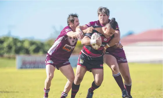  ?? Picture: Kevin Farmer ?? KEY MAN: Tevita Cocker has stepped up for the Valleys Roosters throughout the 2021 Toowoomba Rugby League season.