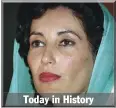  ?? Picture: Associated Press ?? Benazir Bhutto’s Pakistan People’s Party won the general election in Pakistan, making her the first woman leader of an Islamic country in modern times