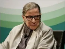  ?? CHARLES REX ARBOGAST, THE ASSOCIATED PRESS ?? U.S. Supreme Court Justice Ruth Bader Ginsburg has battled her share of health scares, but stays strong with regular workouts