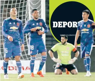  ?? | PHOTOSPORT ?? Los azules sufrieron con el juego aéreo y terminaron resignando dos puntos