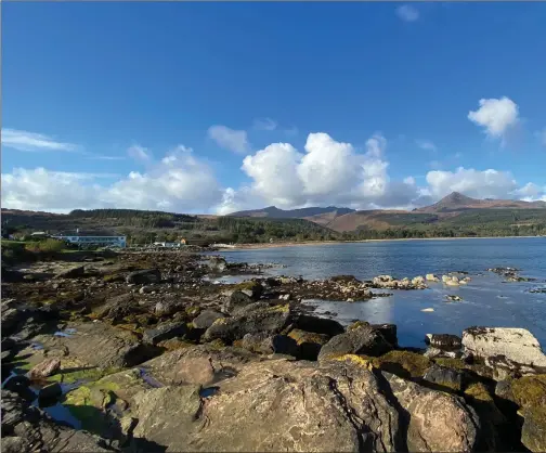  ?? PICTURE: ROBIN MCKELVIE ?? The traditiona­l charms of Arran remain but new distilleri­es, hipster gins and boat-fresh seafood give it an even broader appeal