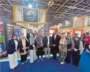  ?? ?? Malaysian officials at the Gulfood 2024 in Dubai, the United Arab Emirates last month.