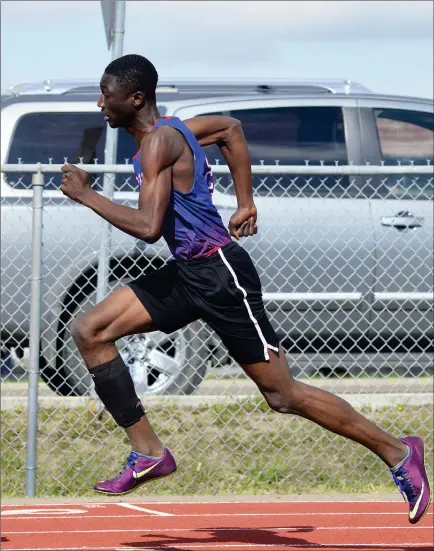  ?? STEVEN MAH/SOUTHWEST BOOSTER FILE PHOTO ?? Scott Joseph will compete in five Athletics events at the Western Canada Summer Games in Swift Current.