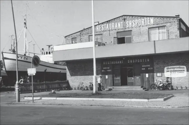  ?? ?? Søsporten fotografer­et i 1968. Foto: Thomas Pedersen, Aarhus Stadsarkiv