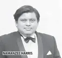  ??  ?? NAMANZEE HARRIS