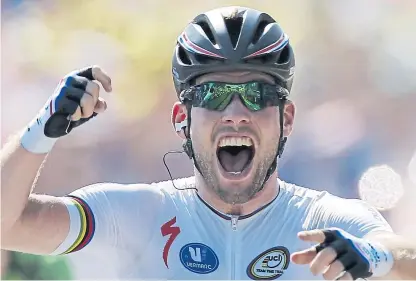  ?? Picture: AP. ?? Mark Cavendish looks unlikely to compete in the Madison at the Tokyo Olympics this summer.