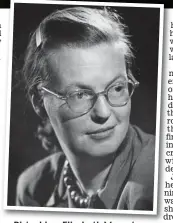  ??  ?? Disturbing: Elisabeth Moss stars in the film Shirley, main picture. Above, Shirley Jackson in 1951