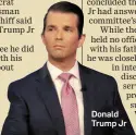  ??  ?? Donald Trump Jr