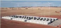  ?? — AFP ?? Tesla 100MW/129MWh Powerpack system in Jamestown.