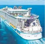  ?? ROYAL CARIBBEAN/ COURTESY PHOTO ?? The world’s major cruise lines are calling upon the U.S. Centers for Disease Control and Prevention to let them resume sailings from U.S. ports by July.