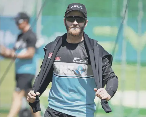  ?? ?? New Zealand captain Kane Williamson has been battling niggling issues but hopes to be back in full training ‘in the next few days’