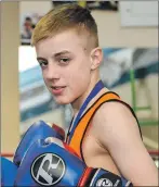  ??  ?? Cameron Whyte, became the first Scottish schooboy to reach a European boxing final.