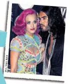  ??  ?? Auch ein Flug ins All konnte letztlich die Ehe von Katy Perry und Russell Brand nicht retten