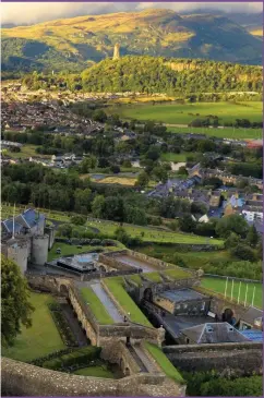  ?? ?? Stirling Castle sits high and proud in Scotland’s history