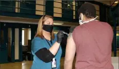  ?? Pennsylvan­ia Department of Correction­s ?? The Pennsylvan­ia Department of Correction­s is offering $25 in commissary credit to inmates who get the COVID-19 vaccine. The incentive program has seen promising results.