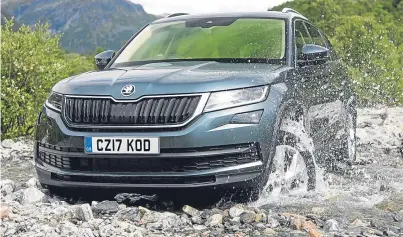  ??  ?? The Kodiaq is the biggest SUV Skoda has ever made. With prices starting at just £21,495, it looks excellent value for money.