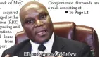  ??  ?? Minister Walter Chidhakwa