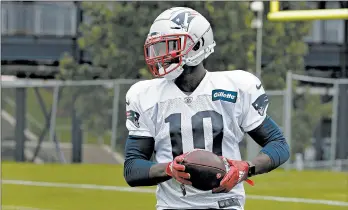  ?? STEVEN SENNE/AP ?? Josh Gordon had been suspended indefinite­ly for violating the NFL’s substance abuse policy.