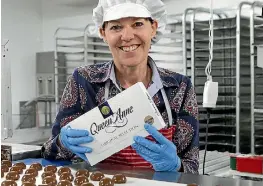 ?? PHOTO: STACY SQUIRES/FAIRFAX NZ ?? Sarah Adams of Queen Anne Chocolates says her company is looking at investing to meet additional demand.