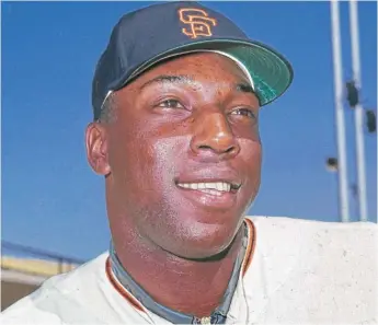  ?? AP ?? A former first baseman and left fielder, Willie McCovey batted .270 with 521 home runs and 1,555 RBIs in 22 major-league seasons, 19 of them with the Giants. His line-drive out ended the 1962 World Series.