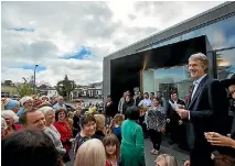  ?? VIRGINIA WOOLF ?? Craig Potton at The Suter Art Gallery Grand Reopening in 2016. He said the gallery is doing well, but needs more funding from the TDC.