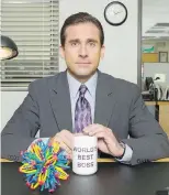  ??  ?? Steve Carell on The Office: “Part of what was so much fun about it is that everybody in the cast was rooting for everybody else.”