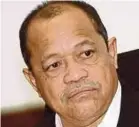  ??  ?? Datuk Seri Shahidan Kassim