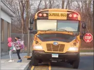  ?? H John Voorhees III / Hearst Connecticu­t Media file photo ?? Students returned to Stadley Rough Elementary for in-person learning on Jan. 19 in Danbury.