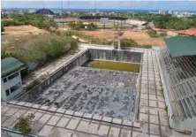  ?? DANIA ACEVEDO ?? Vista de la parte interna de la piscina de La Romana.