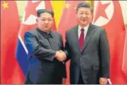  ?? REUTERS ?? ▪ Kim Jong Un (left) with Xi Jinping in Beijing.