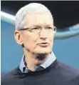  ?? FOTO: DPA ?? Apple-Chef Tim Cook.