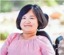  ?? Amanda Parkman
Assistant professor at the University of Arizona ?? “(The airlines) don’t understand we rely on the way a wheelchair is designed for our independen­ce.”