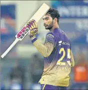  ?? ?? Venkatesh Iyer played a crucial role in KKR’s journey to the final of the 14th edition of the IPL.