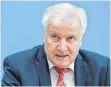  ?? FOTO: DPA ?? Horst Seehofer (CSU)