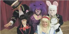  ??  ?? Alice in Wonderland is on at Burniston and Cloughton Village Hall